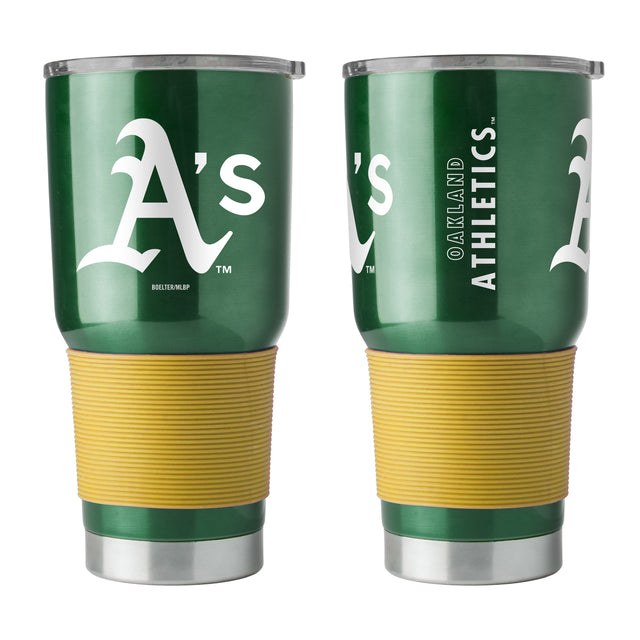 Vaso de viaje de 30 oz de Oakland Athletics Ultra Green