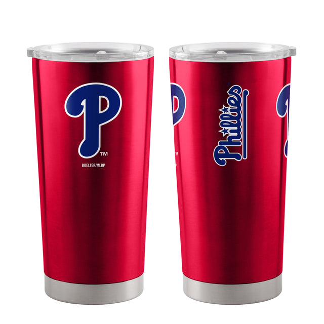 Philadelphia Phillies Travel Tumbler 20oz Ultra Red
