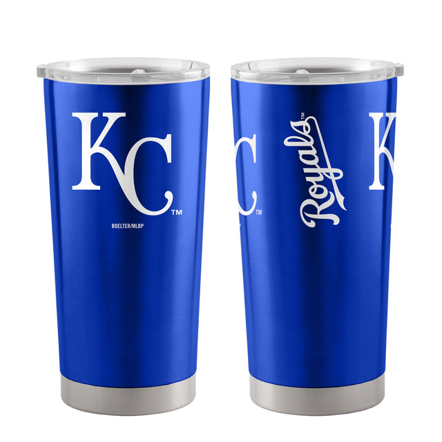 Vaso de viaje de 20 oz de los Kansas City Royals, color azul ultra