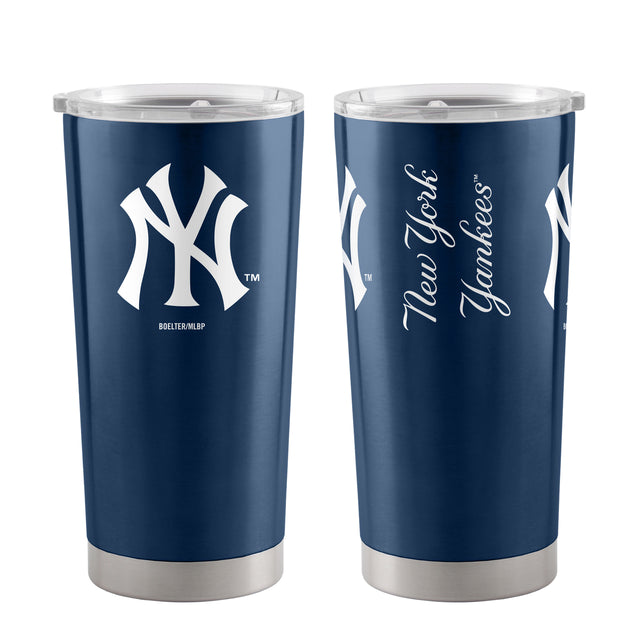 New York Yankees Travel Tumbler 20oz Ultra Navy