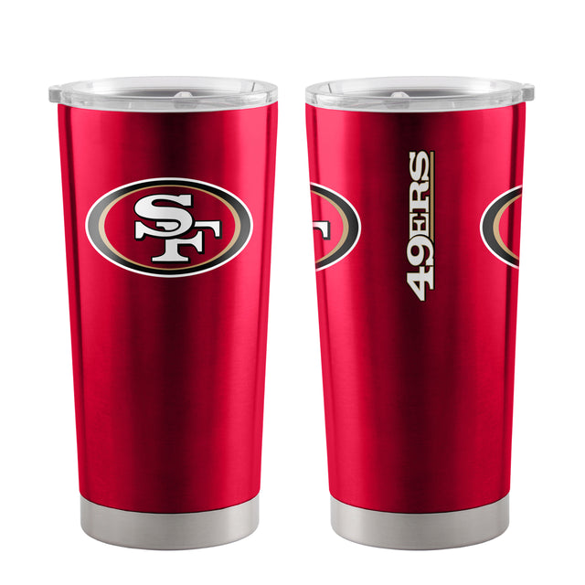 Vaso de viaje ultra rojo de 20 oz de los San Francisco 49ers