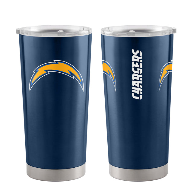 Vaso de viaje de 20 oz de Los Angeles Chargers, color azul marino