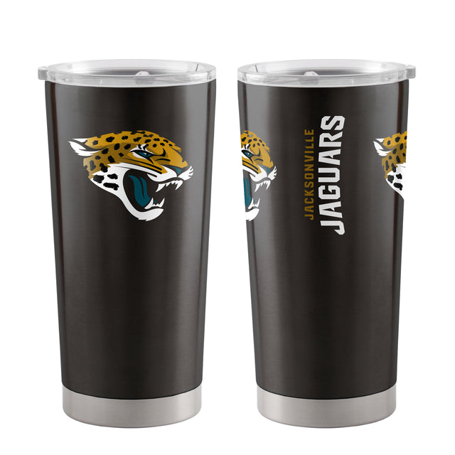 Vaso de viaje ultra negro de 20 oz de los Jacksonville Jaguars