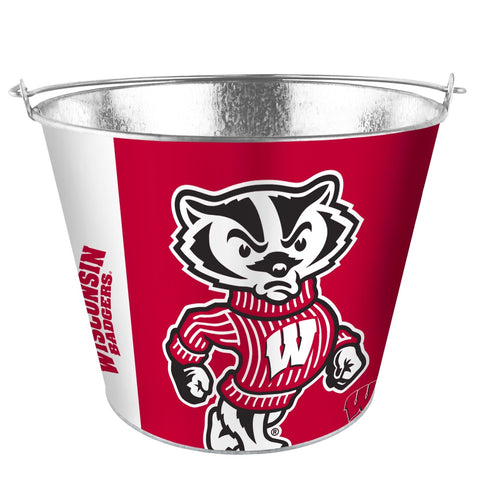 Wisconsin Badgers Bucket 5 Quart Hype Design