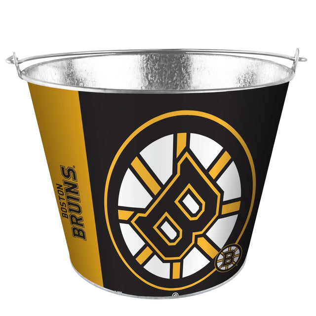 Balde de 5 cuartos de galón de los Boston Bruins con diseño Hype