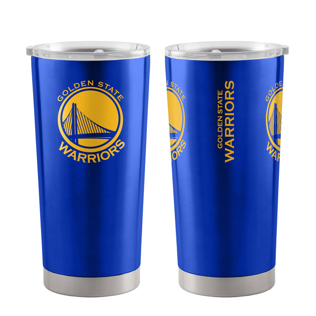 Vaso de viaje de 20 oz de los Golden State Warriors, ultra azul