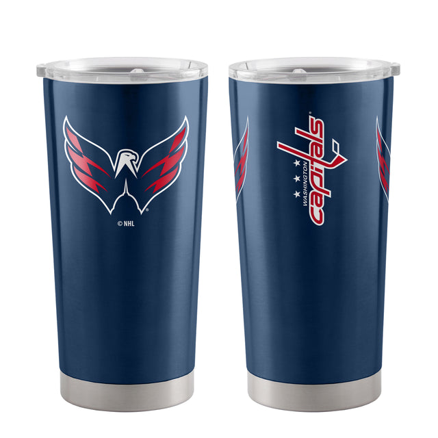 Vaso de viaje Washington Capitals de 20 oz, color azul marino