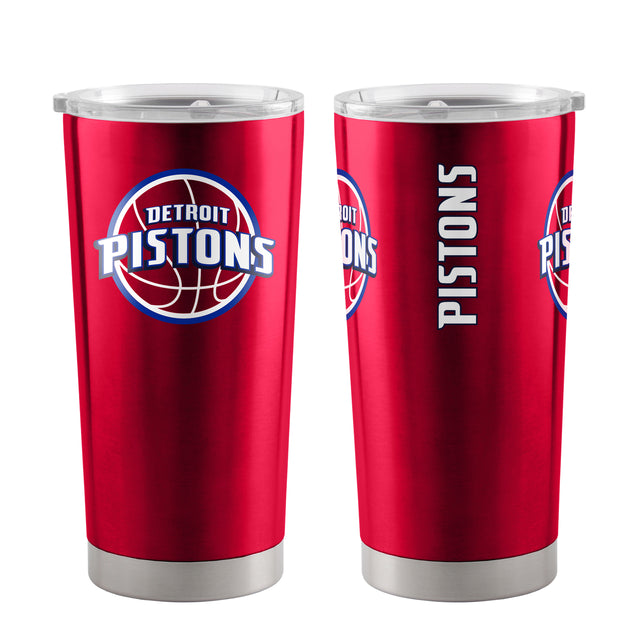 Vaso de viaje Detroit Pistons de 20 oz, ultra rojo