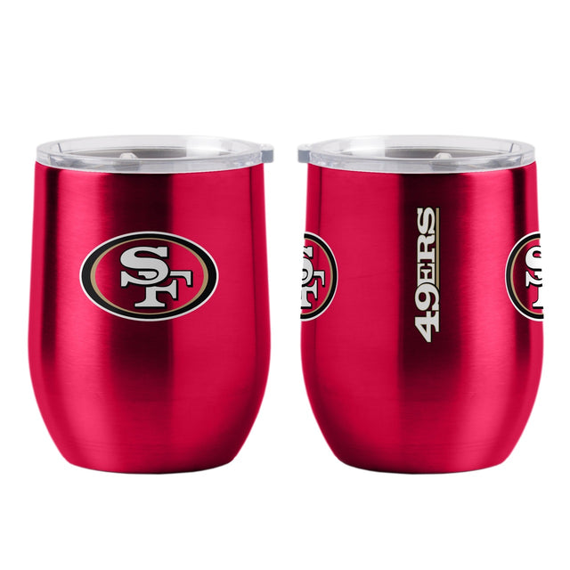 San Francisco 49ers Travel Tumbler 16oz Ultra Curved Beverage