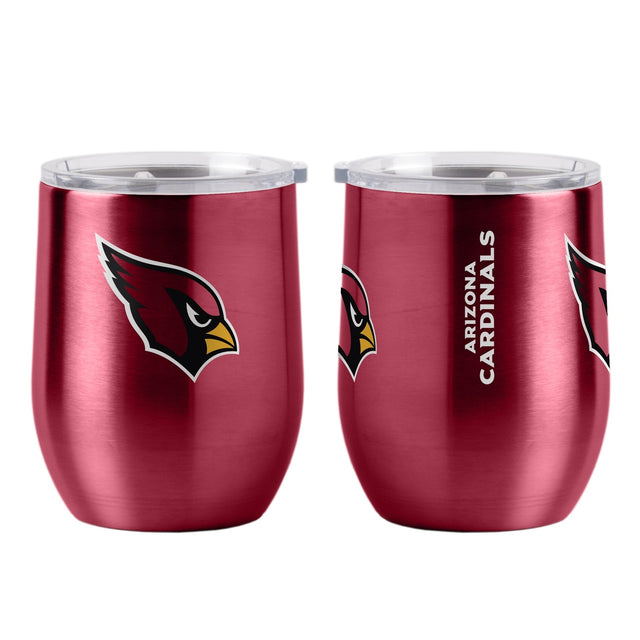 Vaso de viaje ultra curvo de 16 oz de los Arizona Cardinals