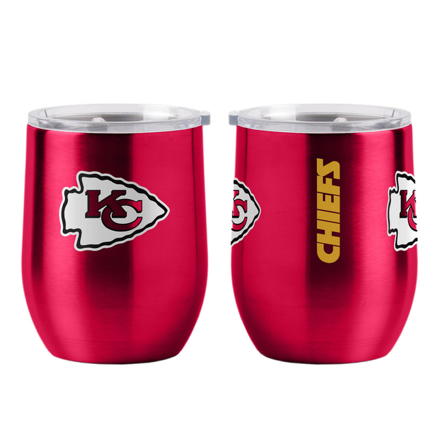 Vaso de viaje ultra curvo de 16 oz de los Kansas City Chiefs