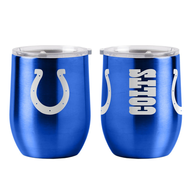 Vaso de viaje ultra curvo de 16 oz de los Indianapolis Colts