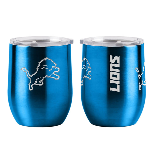 Vaso de viaje ultra curvo de 16 oz de los Detroit Lions
