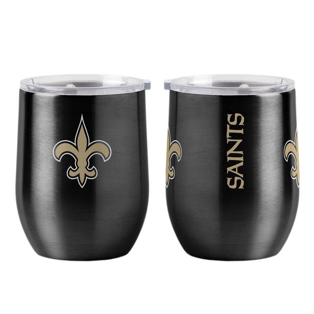 New Orleans Saints Travel Tumbler 16oz Ultra Curved Beverage