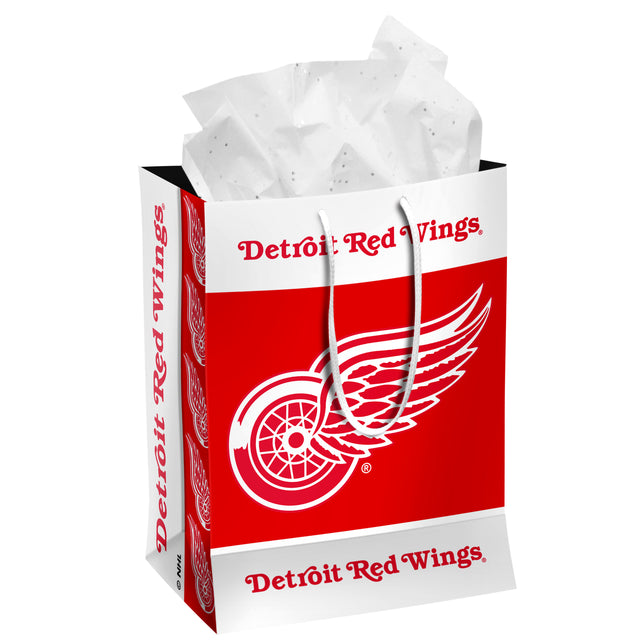 Bolsa de regalo de los Detroit Red Wings, tamaño mediano