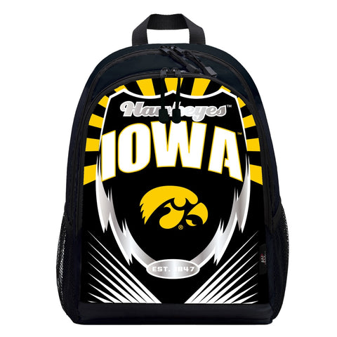 Iowa Hawkeyes Backpack Lightning Style - Special Order