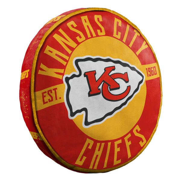 Northwest NFL Kansas City Chiefs Velvet Pillow 16 x 16 , Stripes