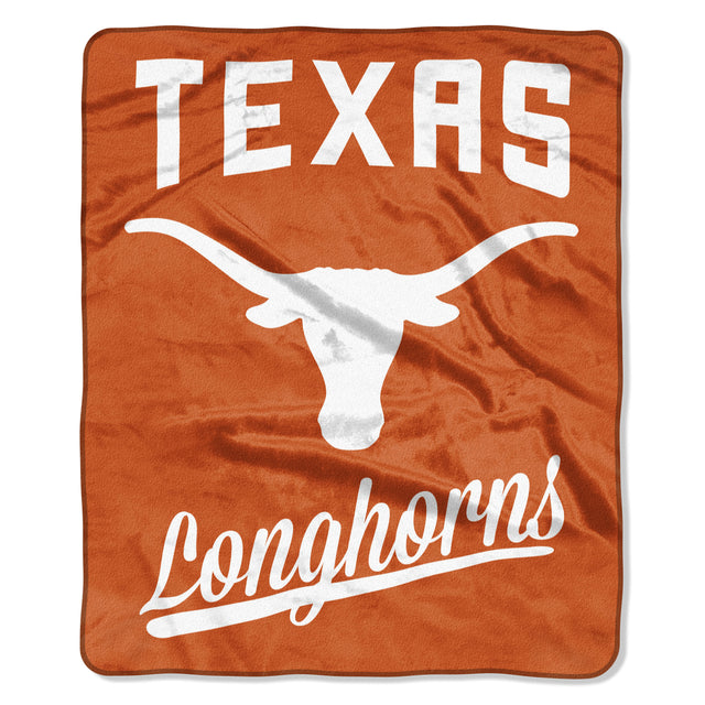 Manta Texas Longhorns 50x60 Diseño de exalumnos de Raschel