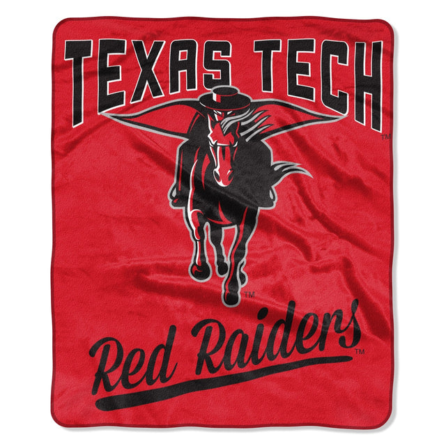 Manta de los Texas Tech Red Raiders de 50 x 60, diseño de exalumnos de Raschel