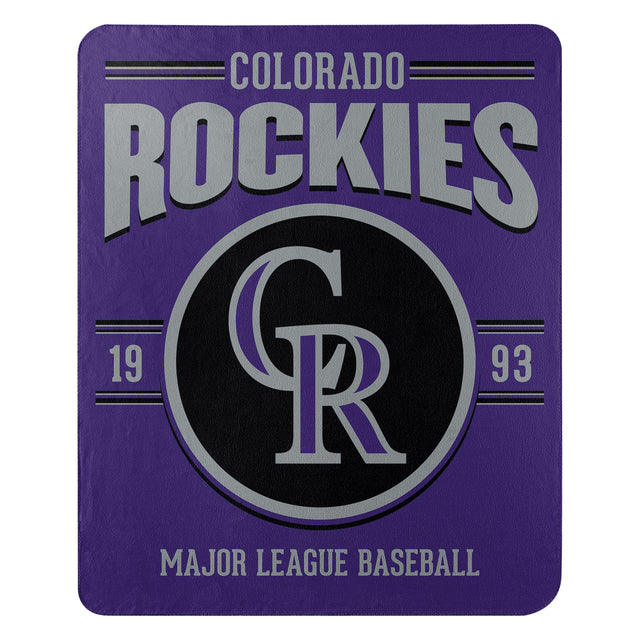 Manta de vellón de Colorado Rockies de 50 x 60 pulgadas, diseño de Southpaw