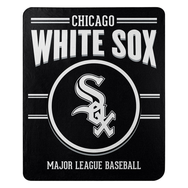 Manta de vellón de los Chicago White Sox de 50 x 60 pulgadas con diseño de zurdos