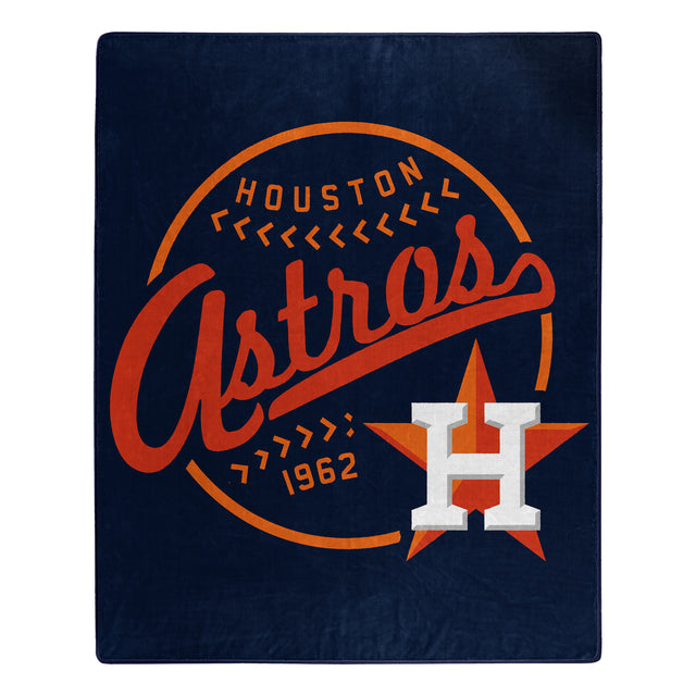 Manta de los Houston Astros de 50 x 60 pulgadas, diseño de Raschel Moonshot