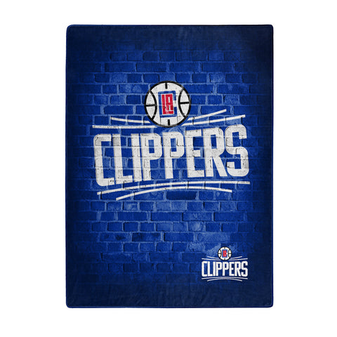 ~Los Angeles Clippers Blanket 60x80 Raschel Street Design - Special Order~ backorder