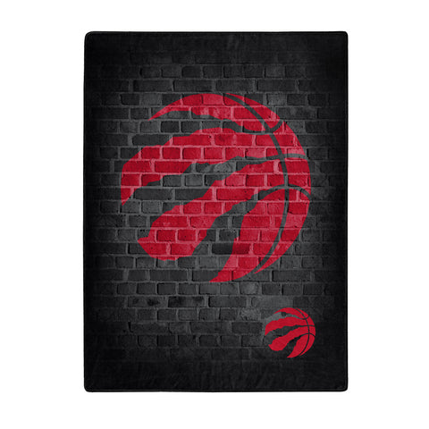 ~Toronto Raptors Blanket 60x80 Raschel Street Design - Special Order~ backorder