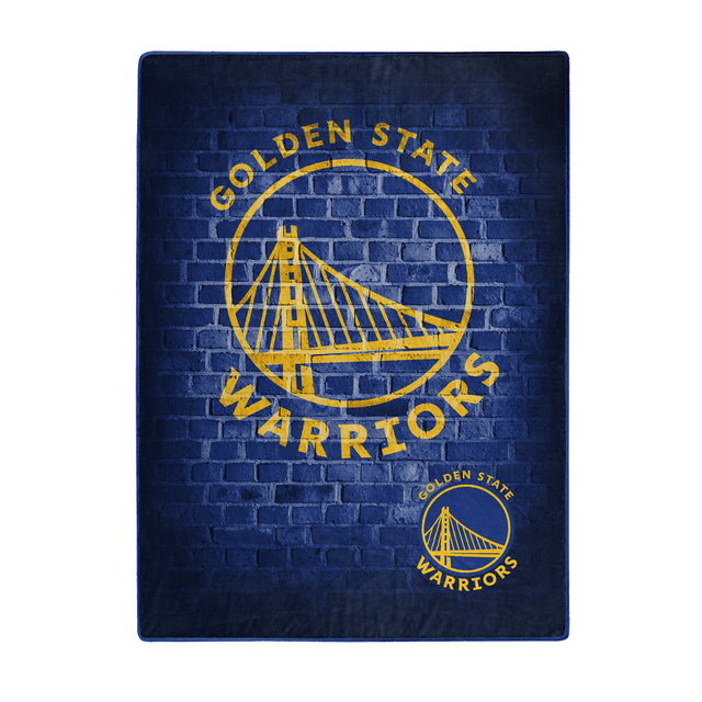 Manta de los Golden State Warriors de 60 x 80 pulgadas, diseño de Raschel Street