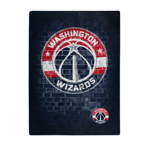 ~Washington Wizards Blanket 60x80 Raschel Street Design - Special Order~ backorder