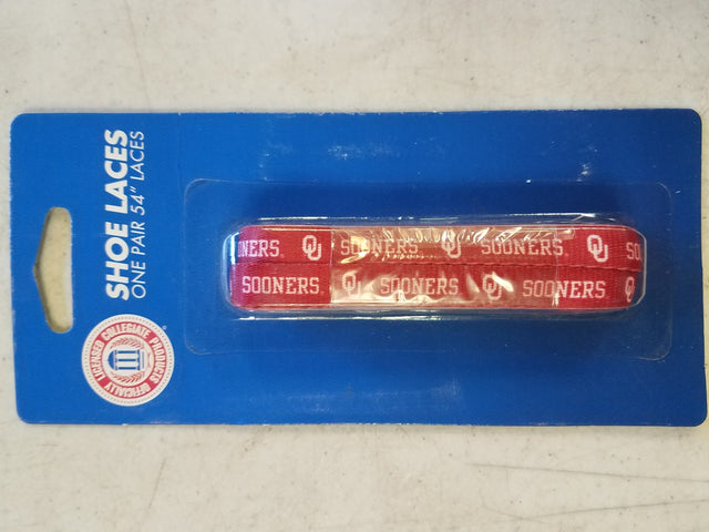 Oklahoma Sooners Shoe Laces 54"