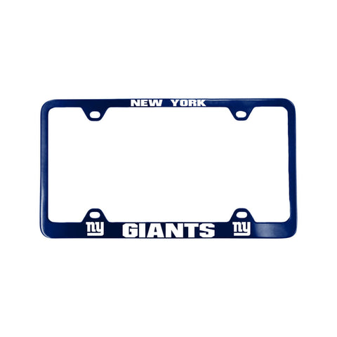 New York Giants License Plate Frame Laser Cut Blue