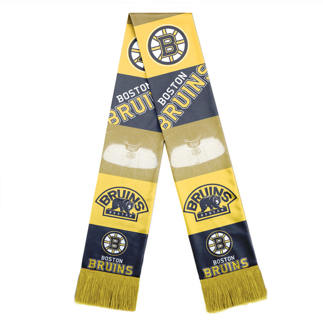 Bufanda con diseño de barra impreso de los Boston Bruins