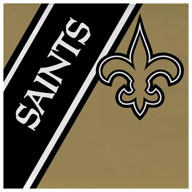 Servilletas desechables de los New Orleans Saints