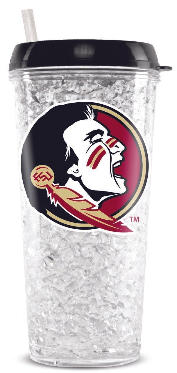 Vaso congelador de cristal de los Florida State Seminoles