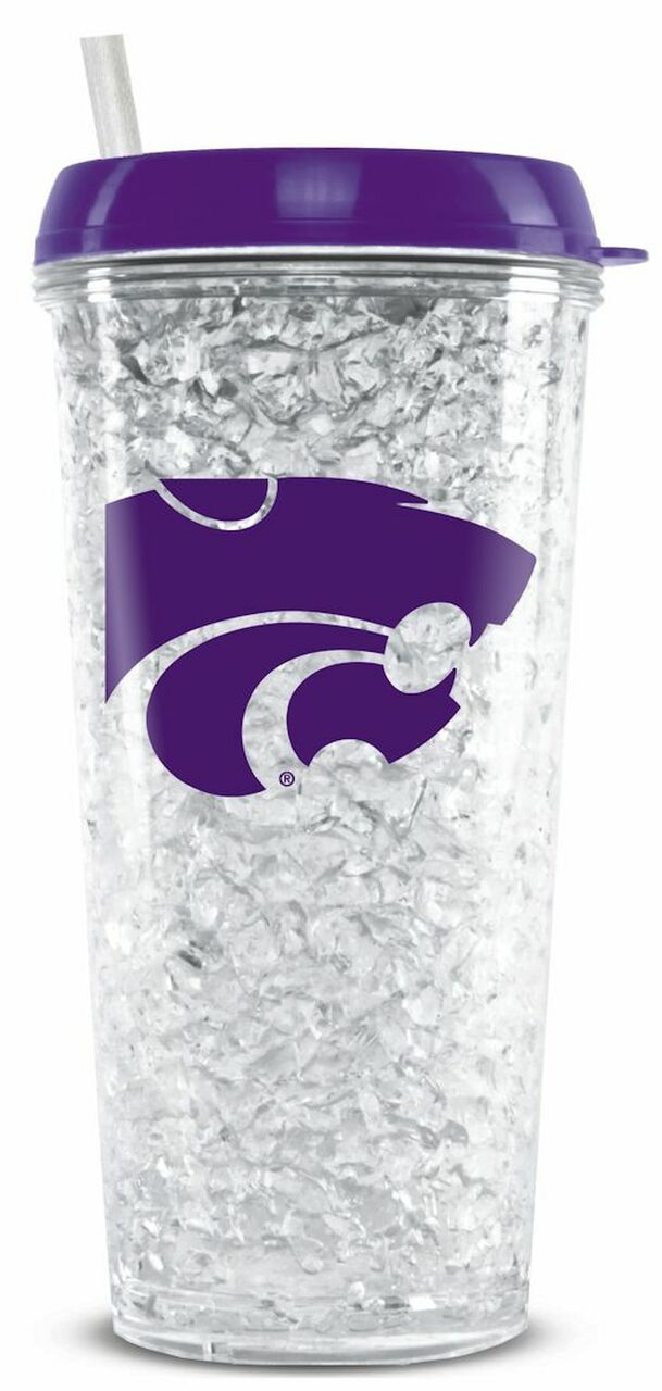Vaso de cristal para congelador de Kansas State Wildcats
