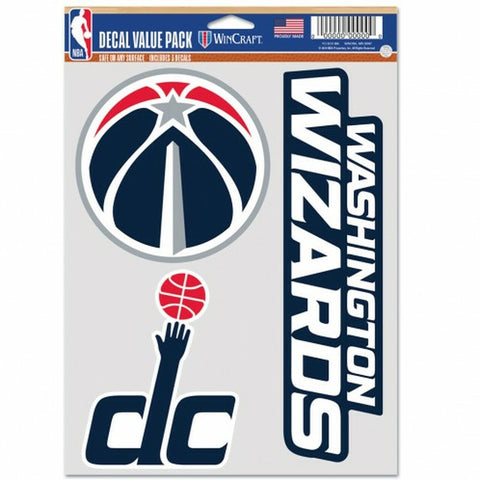 ~Washington Wizards Decal Multi Use Fan 3 Pack Special Order~ backorder