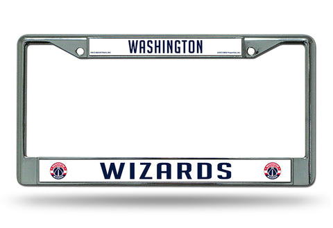 ~Washington Wizards License Plate Frame Chrome - Special Order~ backorder
