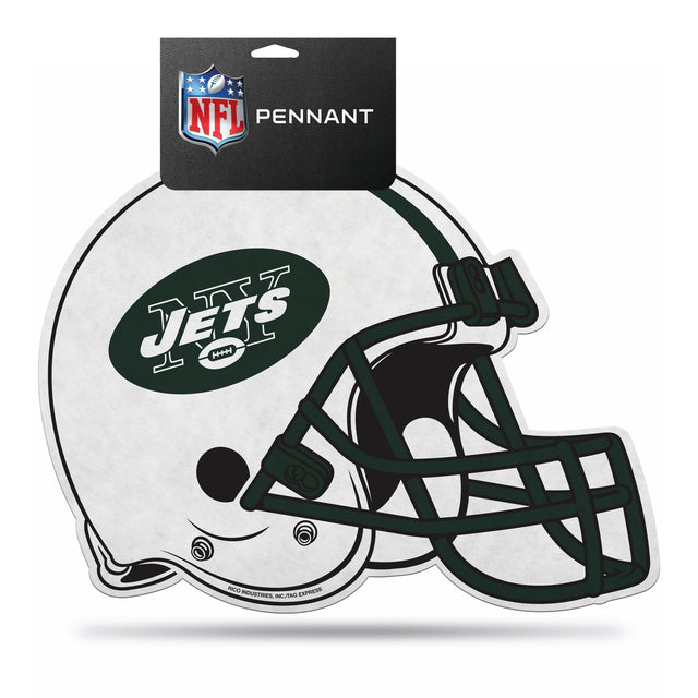Banderín de los New York Jets troquelado en tarjeta