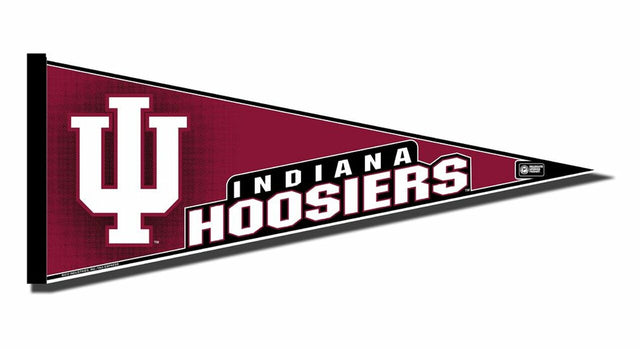 Banderín de los Indiana Hoosiers, 12 x 30, en cartulina de Rico