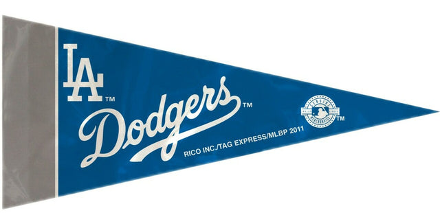Juego de banderines de los Dodgers de Los Ángeles en miniatura de 8 piezas