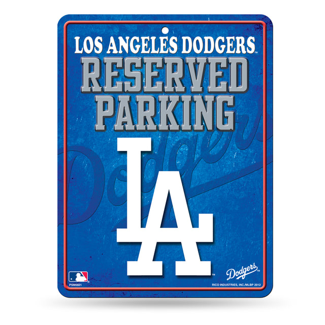 Los Angeles Dodgers Metal Parking Sign