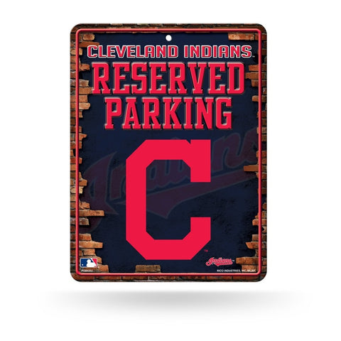 ~Cleveland Indians Sign Metal Parking Chief Wahoo - Special Order~ backorder