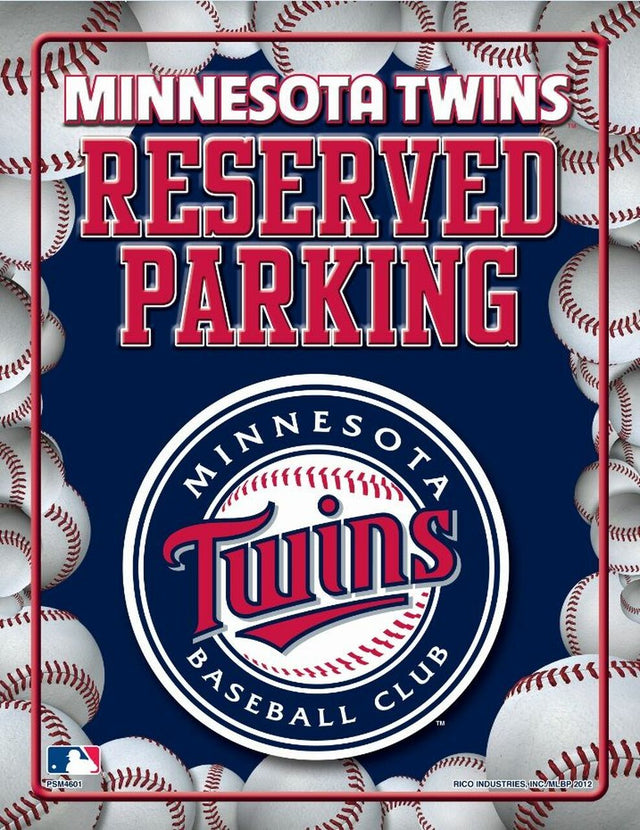 Minnesota Twins Sign Metal Parking