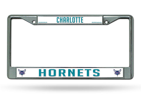 ~Charlotte Hornets License Plate Frame Chrome - Special Order~ backorder