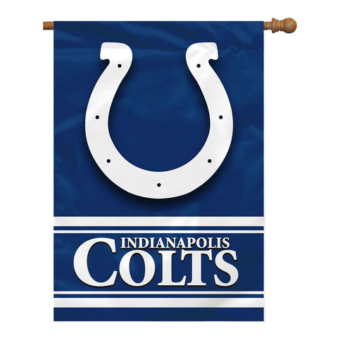 Indianapolis Colts Banner 28x40 House Flag Style 2 Sided CO