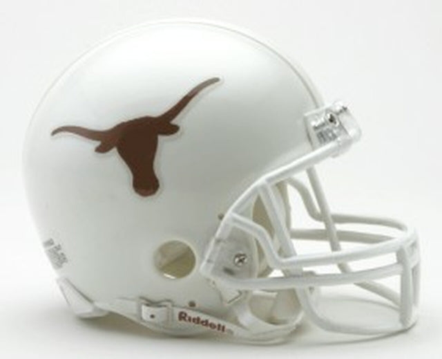 Réplica de mini casco de los Texas Longhorns con máscara Z2B
