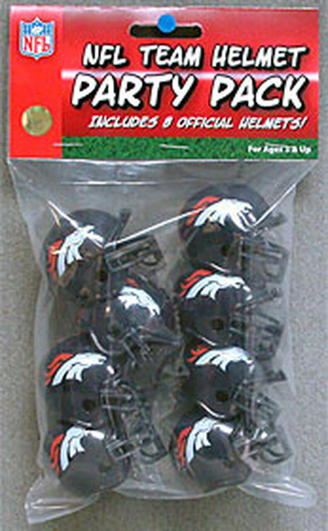 Paquete de fiesta con cascos del equipo Denver Broncos CO