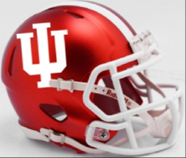 Réplica del casco mini Speed de los Indiana Hoosiers de Riddell