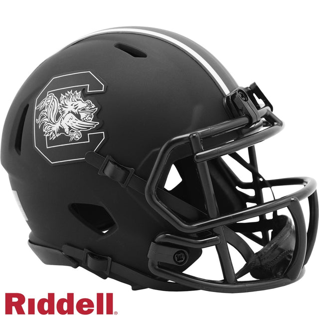 Casco de los South Carolina Gamecocks réplica Riddell Mini Speed Style Eclipse Alternate